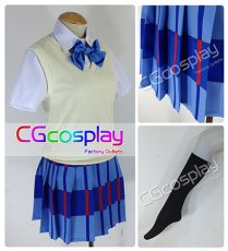 画像3: Love Live!ラブライブ!　学園制服　コスプレ衣装　青蝶結び (3)