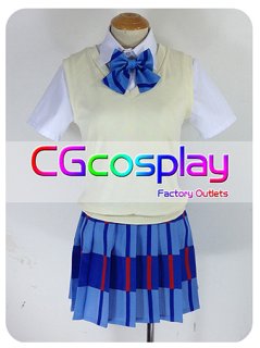 ラブライブ　コスプレ衣装　制服 Love Live!ラブライブ! 学園制服 コスプレ衣装 赤蝶結び