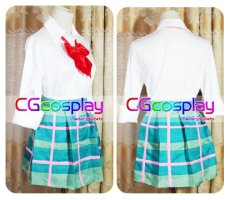 画像2: さばげぶっ!　梧桐学園　制服　園川モモカ　コスプレ衣装 (2)