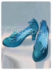画像1: アナと雪の女王　アナ　コスプレ靴/ブーツ　コスプレ衣装 (1)