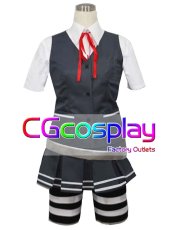 画像1: 艦隊これくしょん　-艦これ-　陽炎型2番艦　不知火　コスプレ衣装 (1)