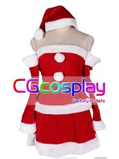 画像1: サンタ　コスプレ衣装　ボーカロイド　巡音ルカ　コスプレ衣装　クリスマス仮装 (1)