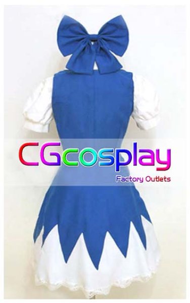東方project チルノ 湖上の氷精 コスプレ衣装