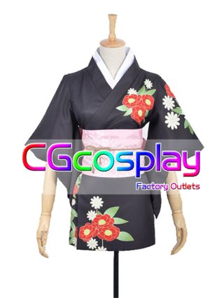 紺　着物　コスプレ Amazon.co.jp: [エアーズCOS] コスプレ衣装 紺珠伝／純狐
