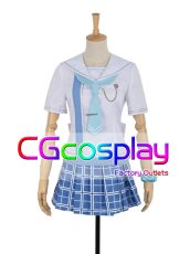 画像1: Love Live! ラブライブ!　海軍 未覚醒 セーラー服 絢瀬絵里 コスプレ衣装 (1)