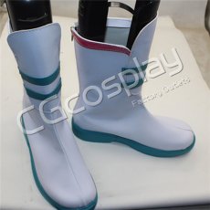 画像2: 雪ミク　コスプレ靴/ブーツ　コスプレ衣装 (2)