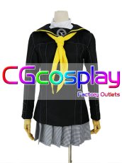 画像1: ペルソナ４　久慈川りせ　八十神高等学校女子制服　コスプレ衣装 (1)