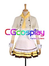 画像1: Love Live! ラブライブ! 　ココス COCO'S メイド服　星空凛　コスプレ衣装 (1)