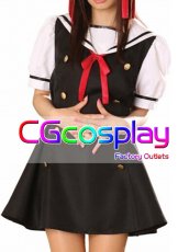 画像1: セーラー服　黒Ver.　コスプレ衣装 (1)