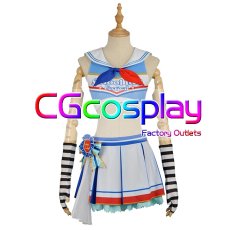 画像1: Love Live! ラブライブ!　サンシャイン!!　チアガール編　覚醒後　渡辺 曜（わたなべ よう）　コスプレ衣装 (1)