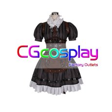 画像1: アリスマッドネスリターンズ　Alice: Madness Returns　アリス　スチームドレス　コスプレ衣装　 (1)