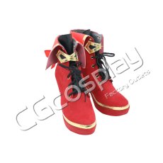 画像2: Fate/EXTELLA LINK　紅の貴公子　ネロ・クラウディウス　コスプレ靴/ブーツ　コスプレ衣装 (2)
