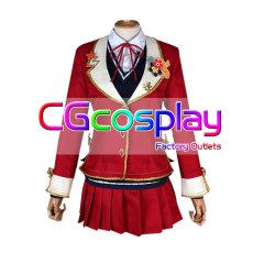 画像1: ラブライブ!サンシャイン!!　アクア　黒澤ダイヤ　紅葉狩り編　未覚醒　コスプレ衣装　 (1)