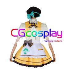 画像1: ラブライブ! サンシャイン!!　Cocos　ココス　輝け!みんなの笑顔　松浦果南　コスプレ衣装　 (1)