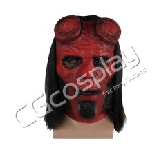 画像1: ヘルボーイ　Hellboy　アヌン・ウン・ラーマ　ハロウィーン　仮面　マスク　55cm〜62cm　コスプレ道具　コスプレ衣装 (1)