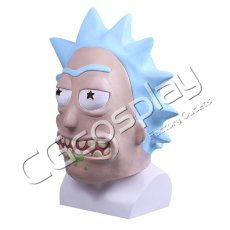 画像2: リック・アンド・モーティ　Rick and Morty　リック・サンチェス　コスプレ 仮面　マスク　55cm〜65cm　コスプレ道具　コスプレ衣装 (2)