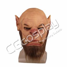 画像1: ワールド オブ ウォークラフト　戦士　オーク　ハロウィン　コスプレ　衣装　変装　仮装　お面　仮面　53~70cm　コスプレ道具　コスプレ衣装 (1)