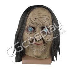 画像1: ハロウィン お化け屋敷 肝試し 恐怖ばば ホラーマスク コスプレ衣装 変装 仮装 お面 仮面　54cm-62cm　コスプレ道具　コスプレ衣装 (1)