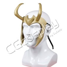 画像2: ロキ：エージェント・オブ・アスガルド　Loki: Agent of Asgard　ロキ　兜　角飾り　コスプレ道具　コスプレ衣装 (2)