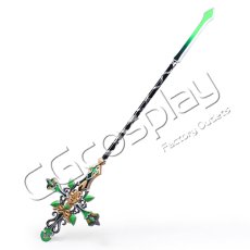 画像2: 白猫プロジェクト　茶熊ジュダモチーフ　杖　磔刑/真・聖絶　コスプレ道具　コスプレ衣装 (2)