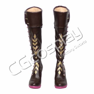 Dishonored 2 Emily Kaldwin Black Shoes Cosplay Boots