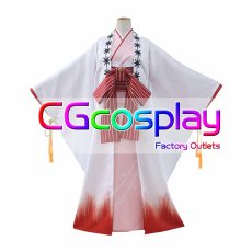 画像1: 文豪ストレイドッグス　泉鏡花　夜叉白雪　着物　コスプレ衣装 (1)