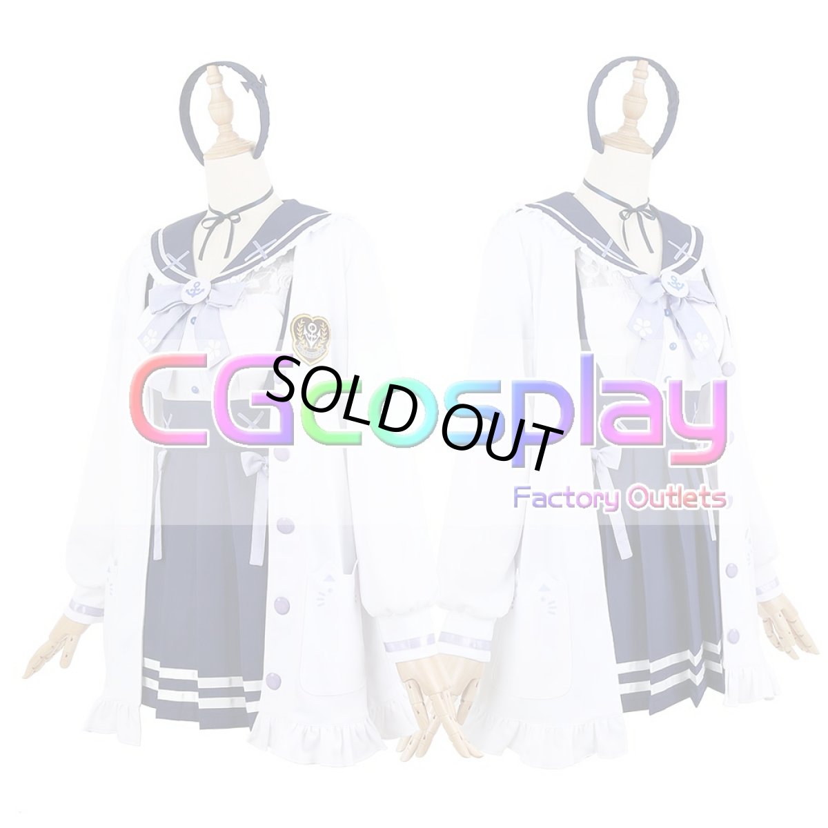 画像6: 50％off　在庫品（翌日発送）　（女性用Sサイズ）　バーチャルYouTuber　VTuber　ホロライブ　新衣装　湊あくあ　コスプレ衣装 (6)