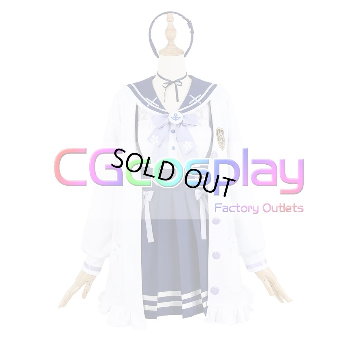 画像5: 50％off　在庫品（翌日発送）　（女性用Sサイズ）　バーチャルYouTuber　VTuber　ホロライブ　新衣装　湊あくあ　コスプレ衣装 (5)