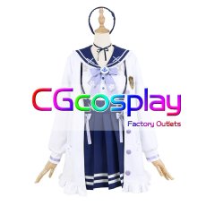 画像4: 「一部在庫」バーチャルYouTuber　VTuber　ホロライブ　新衣装　湊あくあ　コスプレ衣装 (4)