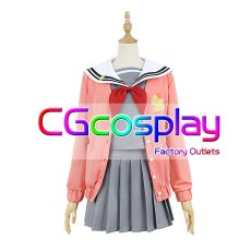 画像1: プロジェクトセカイ カラフルステージ！ プロセカ　ワンダーランズ×ショウタイム　鳳えむ　制服　コスプレ衣装 (1)