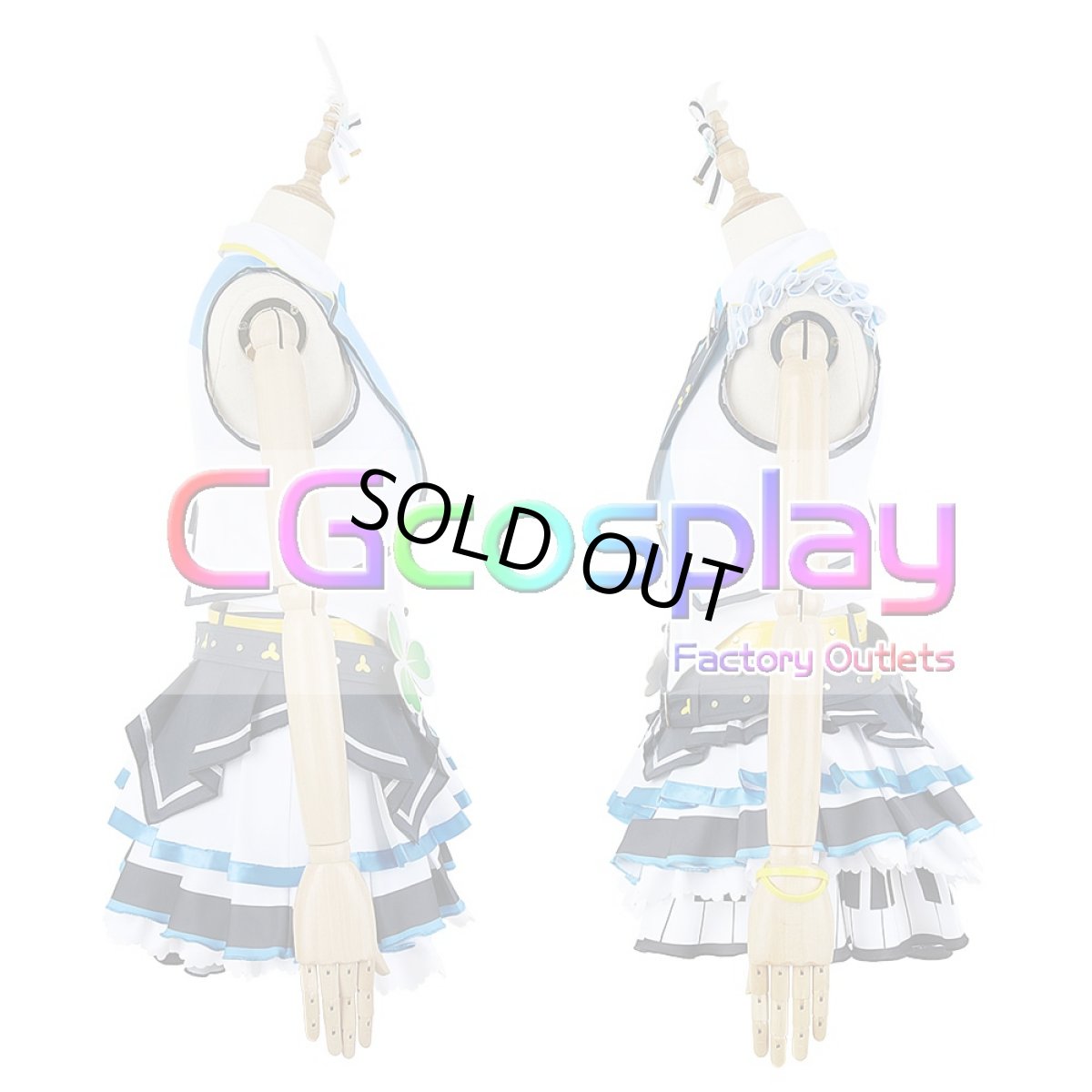 画像8: 「一部在庫」プロジェクトセカイ カラフルステージ！ プロセカ　MORE MORE JUMP！　桐谷遥　コスプレ衣装 (8)