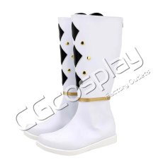 画像2: スーパー戦隊　白い戦隊レンジャー　White Ranger　コスプレ靴/ブーツ　コスプレ衣装 (2)