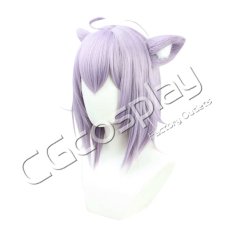 画像3: バーチャルYouTuber　VTuber　ホロライブ　猫又おかゆ　尻尾追加可　コスプレウィッグ　コスプレ衣装 (3)