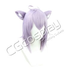 画像2: バーチャルYouTuber　VTuber　ホロライブ　猫又おかゆ　尻尾追加可　コスプレウィッグ　コスプレ衣装 (2)
