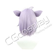画像5: バーチャルYouTuber　VTuber　ホロライブ　猫又おかゆ　尻尾追加可　コスプレウィッグ　コスプレ衣装 (5)