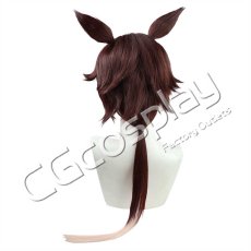 画像4: ウマ娘プリティーダービー　ウオッカ　コスプレウィッグ　コスプレ衣装 (4)
