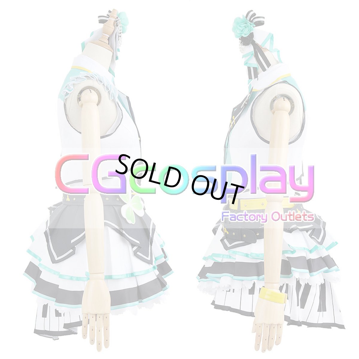 画像8: 「一部在庫」プロジェクトセカイ カラフルステージ！ プロセカ　MORE MORE JUMP！　日野森雫　コスプレ衣装 (8)