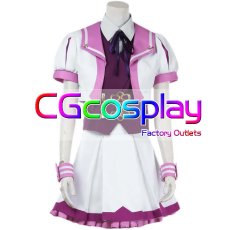 画像1: ウマ娘プリティーダービー　Umamusume: Pretty Derby　ウマ娘　スペシャルウィーク　勝負服　コスプレ衣装　 (1)