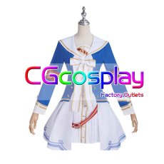 画像1: ウマ娘プリティーダービー　Umamusume: Pretty Derby　ウマ娘　グラスワンダー　勝負服　コスプレ衣装　 (1)