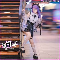 バーチャルYouTuber　VTuber　ホロライブ　常闇トワ　夏服　コスプレ衣装