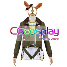 画像1: ウマ娘プリティーダービー　Umamusume: Pretty Derby　ウマ娘　マヤノトップガン　勝負服　コスプレ衣装　 (1)