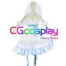 画像1: バーチャルYouTuber　VTuber　ガウル・グラ　がうる・ぐら　花嫁　コスプレ衣装 (1)