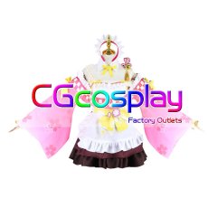 画像1: バーチャルYouTuber　Vtuber　さくらみこ　コラボカフェ　１日店長　コスプレ衣装 (1)