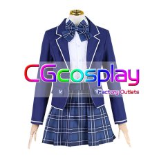 画像1: バーチャルYouTuber　VTuber　潤羽るしあ　制服　コスプレ衣装 (1)