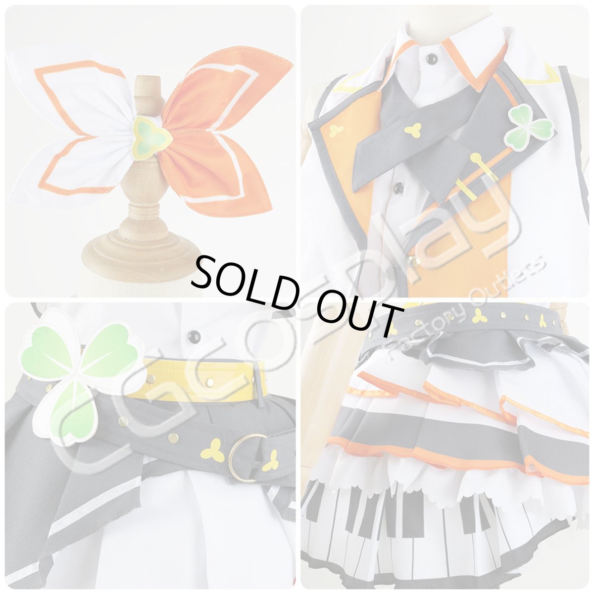 画像10: 「一部在庫」プロジェクトセカイ カラフルステージ！ プロセカ　MORE MORE JUMP！　花里みのり　コスプレ衣装　新バージョン (10)