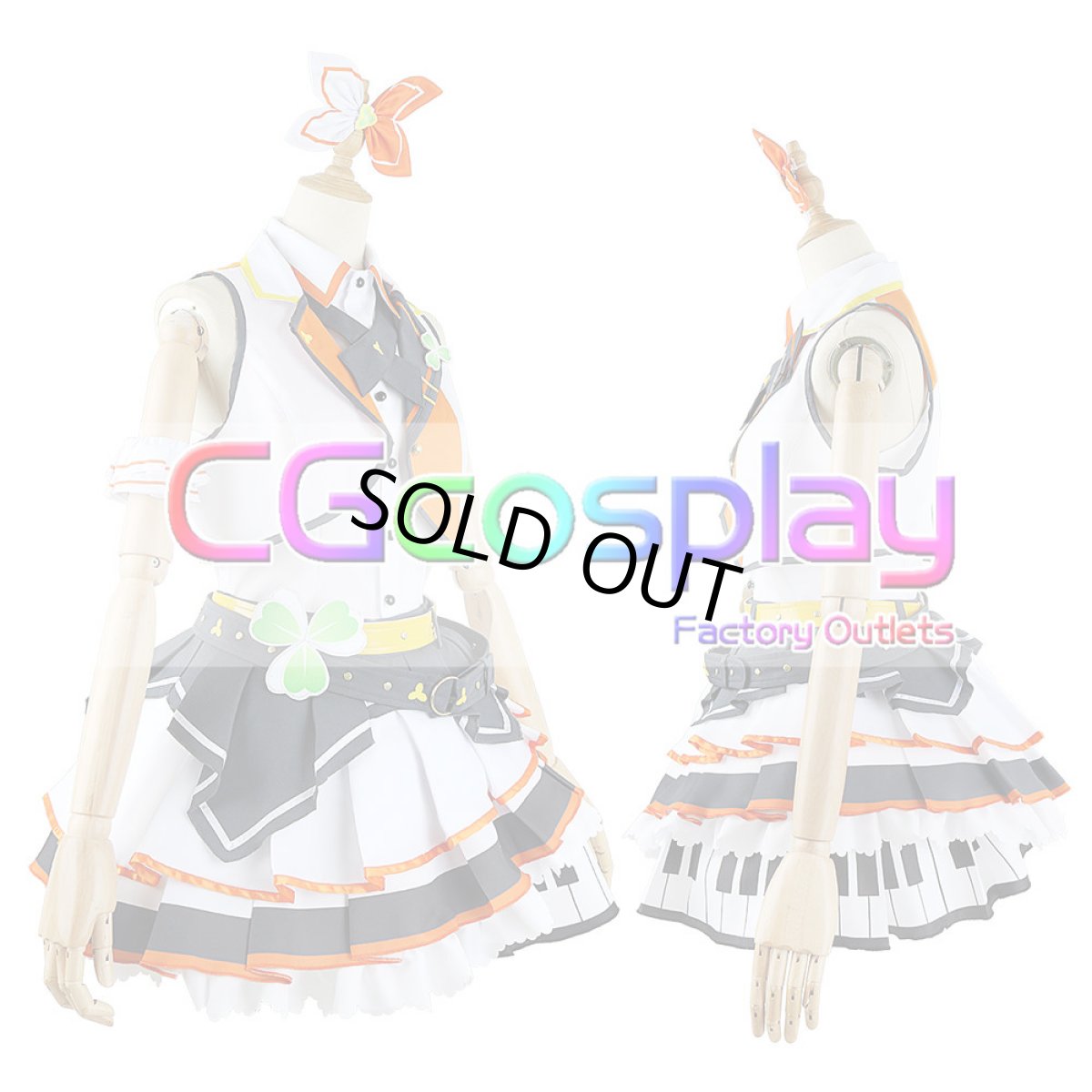 画像7: 「一部在庫」プロジェクトセカイ カラフルステージ！ プロセカ　MORE MORE JUMP！　花里みのり　コスプレ衣装　新バージョン (7)