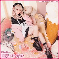 画像2: バーチャルYouTuber　VTuber　りりむ メイド服 　コスプレ衣装 (2)