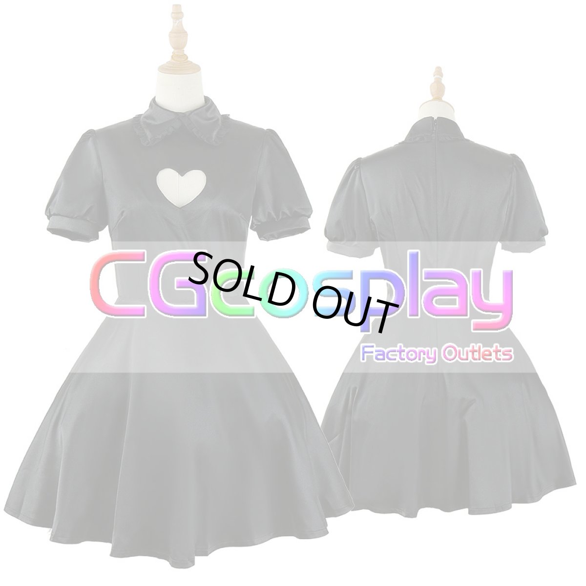 画像10: 「一部在庫」バーチャルYouTuber　VTuber　メイド服　コスプレ衣装 (10)