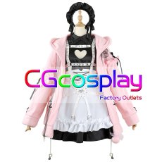画像4: バーチャルYouTuber　VTuber　りりむ メイド服 　コスプレ衣装 (4)