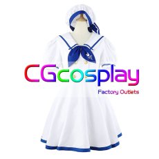画像1: 「一部在庫」ご注文はうさぎですか?　香風智乃　セーラー服　コスプレ衣装 (1)